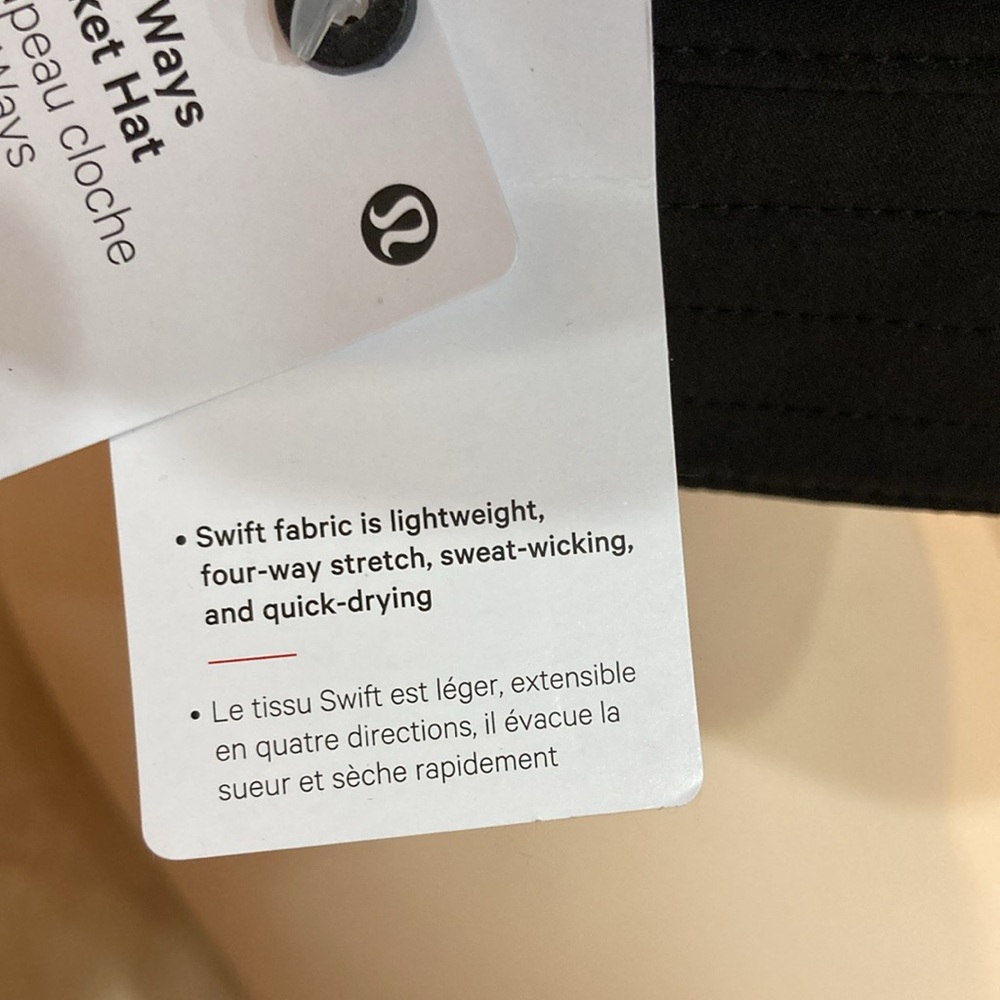 NWT Lululemon Both Ways Bucket Hat blk/camo - Picture 5 of 15